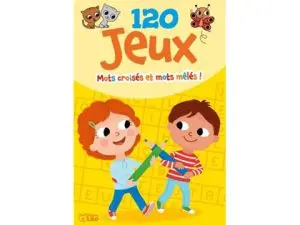 BLOC D'ACTIVITÉS ÉDITIONS LITO 120 JEUX MOTS CROISÉS MÊLÉS ET FLÉCHÉS 128 PAGES 160X240MM