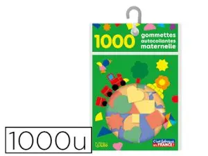 GOMMETTE AUTOCOLLANTE ÉDITIONS LITO MATERNELLE SACHET 1000 UNITÉS