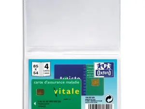 ÉTUI PROTECTION ELBA PVC 20/100E 65X95MM SPÉCIFIQUE 4 CARTES DE CRÉDIT