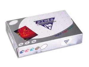 PAPIER CLAIREFONTAINE MULTIFONCTION LASER COULEUR DCP A4 160G/M2 BLANC SATINÉ PARFAITE OPACITÉ 250 FEUILLES