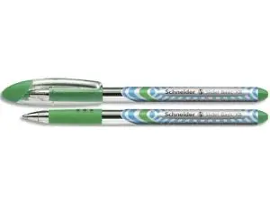 STYLO-BILLE SCHNEIDER SLIDER BASIC XB POINTE LARGE 1.4 MM  COLORIS VERT