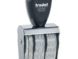 TAMPON DATEUR TRODAT 1020 ENCRAGE SÉPARÉ CHANGEMENT PAR MOLETTE DATE 5MM UTILISATION AVEC TAMPON ENCREUR