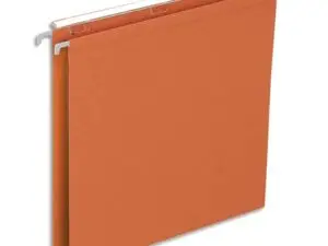 DOSSIER SUSPENDU L'OBLIQUE ECONOMIQUE KRAFT ORANGE 210G  A4 TIROIR ENTRAXE 330MM       H250MM FOND 30MM BOITE 25U