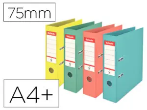 CLASSEUR LEVIER ESSELTE COLOUR'ICE A4 POLYPROPYLÈNE DOS 72MM