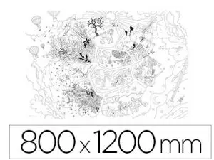 COLORIAGE GÉANT BOUCHUT EXPLORATEURS 80X120CM SOUS ÉTUI CARTON