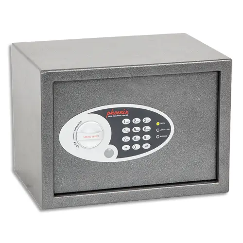 COFFRE-FORT PHOENIX VELA SS0802E COMPACT BILLETS PAPIERS LIQUIDITES SERRURE ELECTRONIQUE CLE DE SECOURS