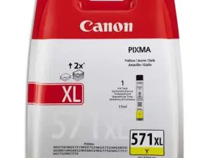 CARTOUCHE CANON JET D'ENCRE 0334C001-CLI-571XLY HAUTE CAPACITÉ JAUNE