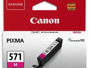 CARTOUCHE CANON JET D'ENCRE 0387C001-CLI-571M COULEUR MAGENTA