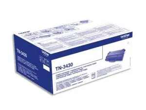 TONER LASER BROTHER TN3430 COULEUR NOIR 3000P