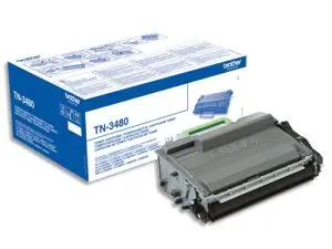 TONER LASER BROTHER TN3480 COULEUR NOIR 8000P