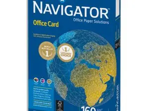 PAPIER NAVIGATOR MULTIFONCTION OFFICE CARD A4 160G/M2 BLANCHEUR 169 OPACITÉ 99 RIGIDITÉ 51 250 FEUILLES