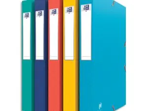 BOÎTE CLASSEMENT ELBA KANGOUROU BOSTON CARTE LUSTRÉE 600G 7/10E 240X320MM DOS 35MM ÉTIQUETTE COLORIS ASSORTIS