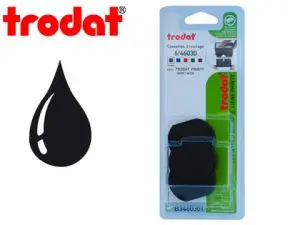 RECHARGE TAMPON TRODAT 46030 PRINTY 46030/46030T/46130      NOIR BLISTER 3 UNITES