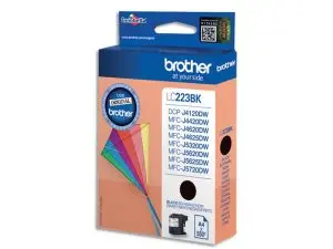 CARTOUCHE BROTHER JET D'ENCRE ORIGINALE LC223BK COULEUR NOIR