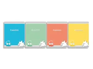 CAHIER PIQUÉ CONQUÉRANT CLASSIQUE COUVERTURE VERNIE CARTE COUCHÉE A5+ 17X22CM 32 PAGES 90G RÉGLURE SÉCAIL 2,5MM