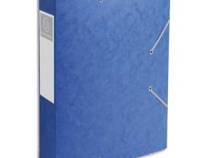 BOÎTE CLASSEMENT EXACOMPTA NATURE FUTURE CARTE LUSTRÉE 7/10E A4+ 240X320MM DOS 60MM 600G COLORIS BLEU