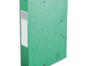 BOÎTE CLASSEMENT EXACOMPTA NATURE FUTURE CARTE LUSTRÉE 7/10E A4+ 240X320MM DOS 60MM 600G COLORIS VERT