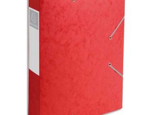BOÎTE CLASSEMENT EXACOMPTA NATURE FUTURE CARTE LUSTRÉE 7/10E A4+ 240X320MM DOS 60MM 600G COLORIS ROUGE
