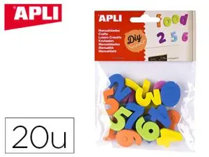 AIMANT APLI LE NUMÉRO MOUSSE EVA SACHET 20 UNITÉS