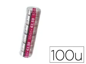 ÉTUI À MONNAIE POUR PIÈCES DE 0,05 EURO LOT 100 UNITÉS
