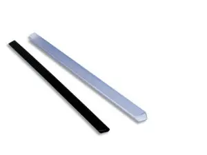 BAGUETTE RELIER EXACOMPTA SERODO DÉCOUPE ARRONDIE FACILITE INSERTION 60F ÉPAISSEUR 6MM LONGUEUR 297MM NOIR BOÎTE 25U