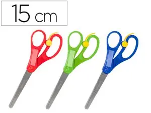 CISEAUX LIDERPAPEL PERSONNALISÉ 5/8 ANS LAMES ACIER INOXYDABLE POINTE ARRONDIE ANTI-COUPE 150MM