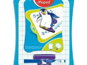 ARDOISE BLANCHE MAPED 1 FACE UNI ET 1 FACE SEYES 1 FEUTRE  1 BROSSE 1 SACHET BROCHABLE