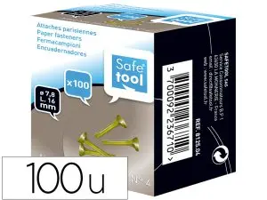 ATTACHE PARISIENNE WONDAY Nº4 16MM BOÎTE 100 UNITÉS 8125.04