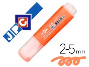 SURLIGNEUR JPC POINTE LARGE BISEAUTÉE TRAIT 2/5MM COLORIS ORANGE