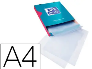 POCHETTE COIN ELBA SHINE POLYPROPYLÈNE LISSE 12/100E INCOLORE A4 BOÎTE 100 UNITÉS