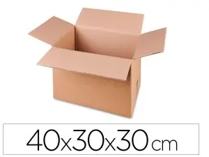 CAISSE AMÉRICAINE ANTALIS DOUBLE CANNELURE 40X30X30CM