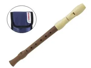 FLÛTE À BEC HOHNER EN BOIS 95850 HOUSSE BLEUE