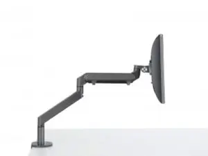 BRAS ARTICULÉ ALBA JAMY POUR ÉCRAN SIMPLE MULTIDIRECTIONNEL RÉGLABLE PAR PRESSION À GAZ SUPPORTE 10KG NOIR