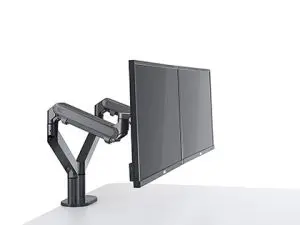 BRAS ARTICULE ALBA JAMY POUR ECRAN DOUBLE                  MULTIDIRECTIONNEL REGLABLE    PAR PRESSION A GAZ SUPPORTE