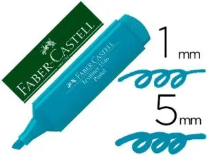 SURLIGNEUR FABER-CASTELL TEXTLINER TL1546 SUPERFLUORESCENT POINTE FEUTRE BISEAUTEE 3 LARGEURS
