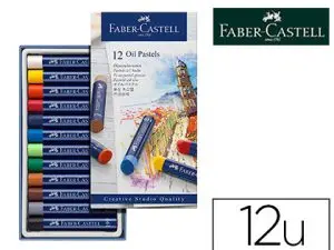 PASTEL HUILE FABER-CASTELL CREATIVE STUDIO FORTE         PIGMENTATION COUVRANTE        ONCTUEUSE ETUI CARTON 12