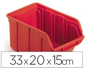BAC A BEC VISO TEKNI4R POLYPROPYLENE EMPILABLE       RESISTANT GRANDE OUVERTURE    PORTE-ETIQUETTE 33X20X15CM