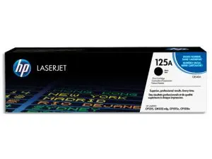 TONER LASER HP 125A CB540A POUR COLOR LASERJET CM1312/CP1205/1210/1215/1510/1515/N/1518 COULEUR NOIR 2200P