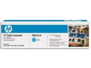 TONER LASER HP 125A CB541A POUR COLOR LASERJET CM1312/CP1205/1210/1215/1510/1515/N/1518 COULEUR CYAN 1400P