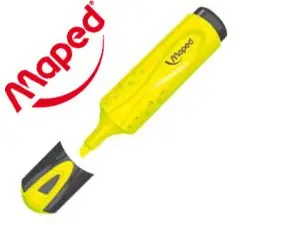 SURLIGNEUR MAPED FLUO'PEPS FLUORESCENT CLASSIQUE COLORIS JAUNE