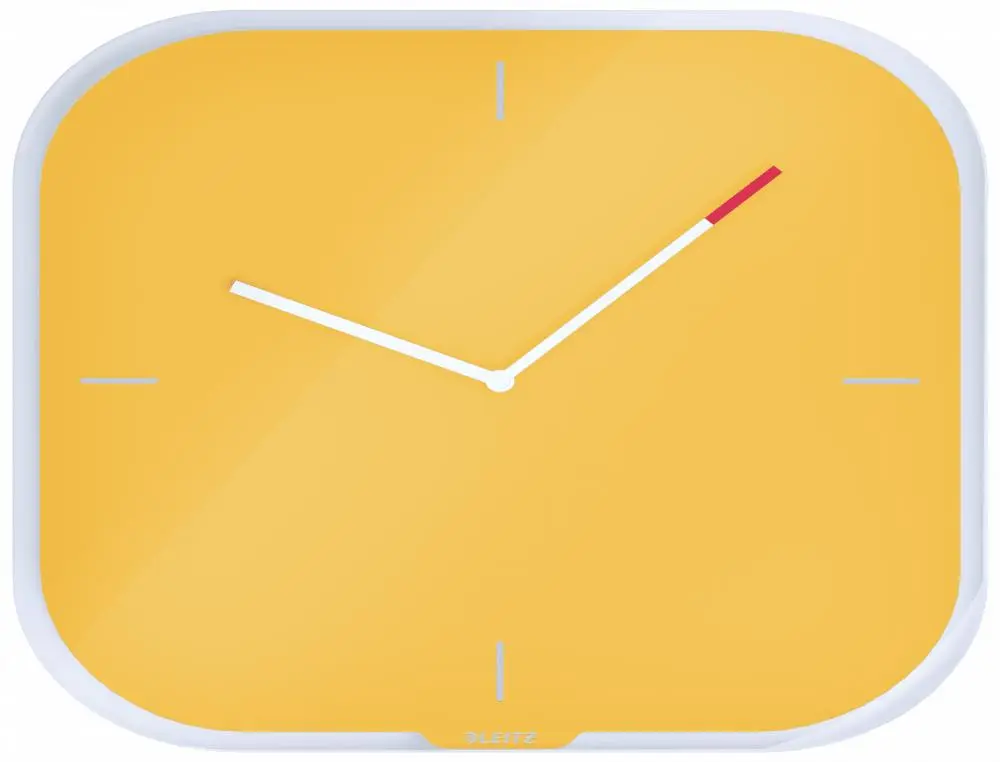 HORLOGE LEITZ COSY JAUNE HORLOGE MURALE - LEITZ COSY - JAUNE