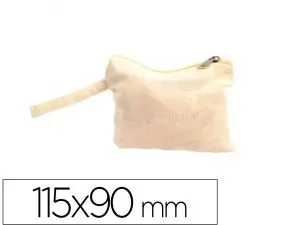 PORTE-MONNAIE SODERTEX EN COTON 100GM2 115X90MM 6 PCS COLORIS ECRU