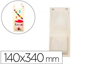 RANGE COURRIERS SODERTEX EN COTON 100GM2 140X340MM 10 PCS COLORIS ECRU