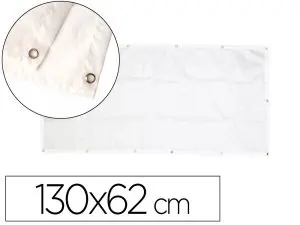 BANNIERE A CUSTOMISER SODERTEX POLYESTER 190T       130X62CM COLORIS BLANC