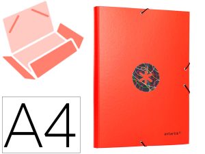 CHEMISE ANTARTIK A4+ ELASTIQUE3 RABATS CARTON REMBORDE TRENDING TOPIC 2020 COLORIS ROUGE