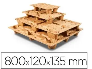 PALETTE MOULÉE ANTALIS AGRÉMENT SANITAIRE CONFORME NORME PEFC 80X120X13,5CM CHARGE 600KG