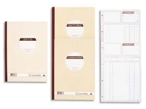 MANIFOLD AUTOCOPIANT EXACOMPTA LIVRAISONS 3        EXEMPLAIRES 210X210MM 50      TRIPLIS