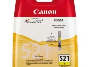 CARTOUCHE CANON JET D'ENCRE 2936 B001-CLI521Y COULEUR JAUNE 500P