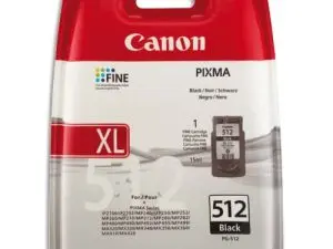 CARTOUCHE CANON JET D'ENCRE 2969 B001-PG512 TÊTE+ENCRE COULEUR NOIR 400P