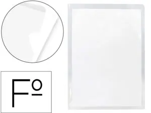 CHEMISE AVEC ONGLET Q-CONNECT 180MC COLORIS TRANSPARENT